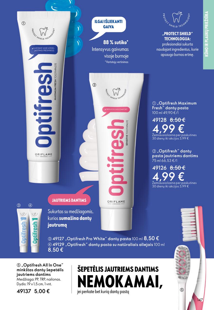 Oriflame katalogas akcijos nuo 
  2026-02-18 iki 
  2026-03-10 | Leidinukas.lt puslapis 147