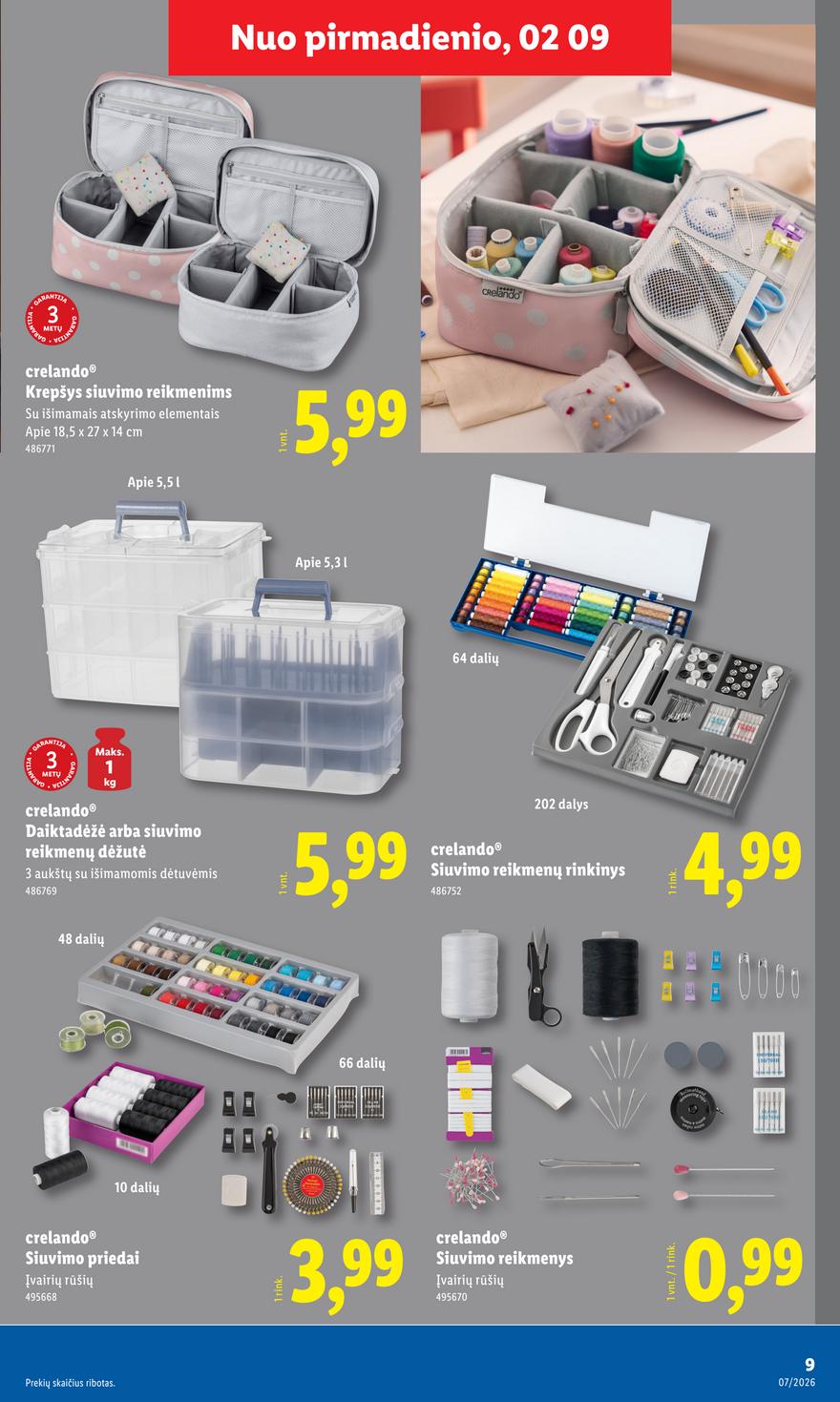 Lidl leidinys naujas akcijos nuo 
  2026-02-09 iki 
  2026-02-15 | Leidinukas.lt puslapis 9