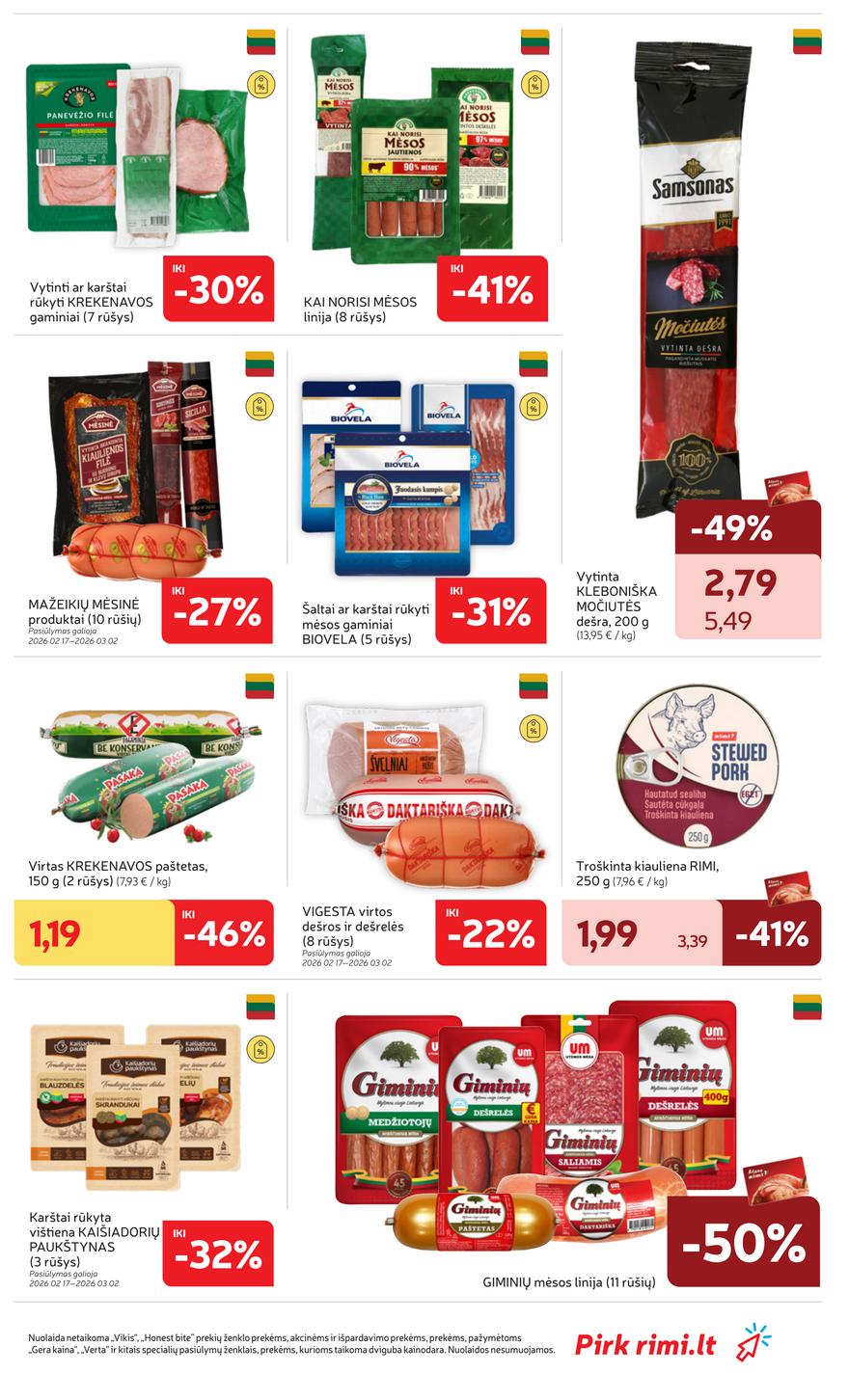 Rimi leidinys akcijos nuo 
  2026-02-24 iki 
  2026-03-02 | Leidinukas.lt puslapis 15