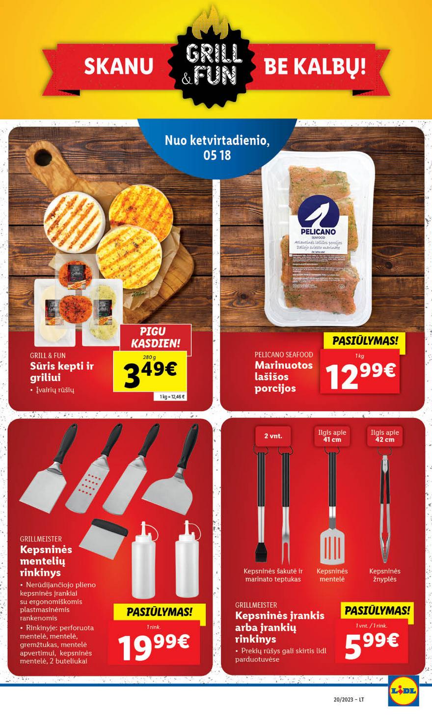 Lidl maisto prekių pasiūlymai akcijos nuo 
  2023-05-15 iki 
  2023-05-21 | Leidinukas.lt puslapis 13