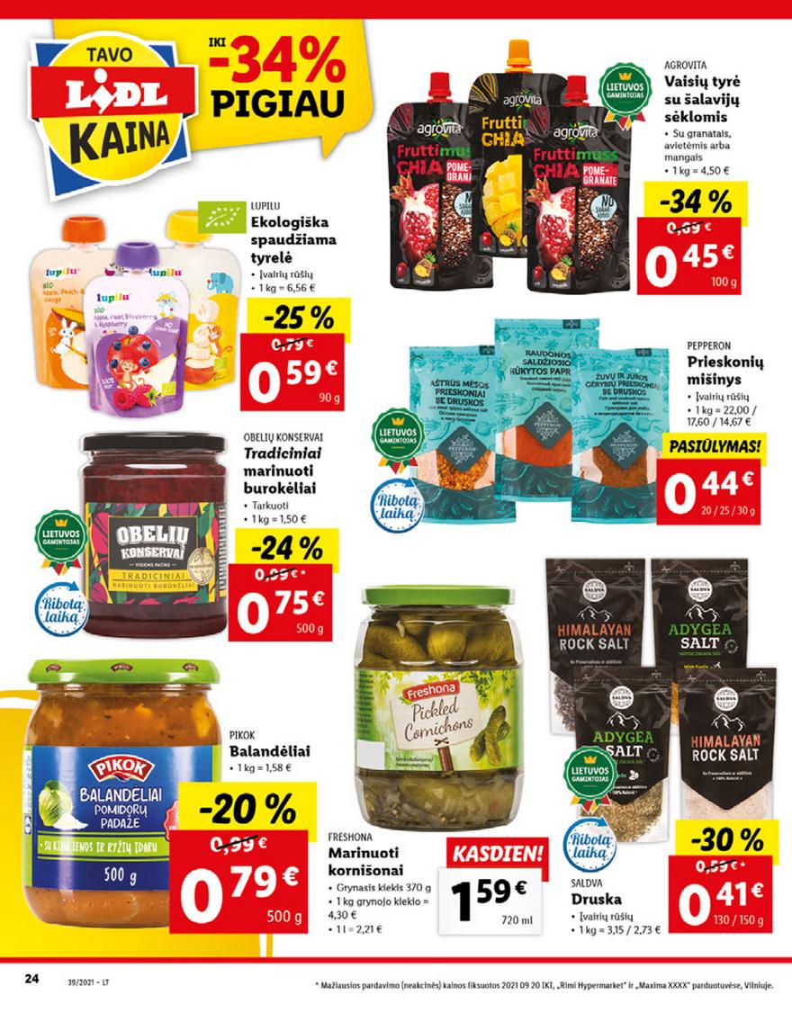 Lidl maisto prekių pasiūlymai akcijos nuo 
  2021-09-27 iki 
  2021-10-03 | Leidinukas.lt puslapis 24