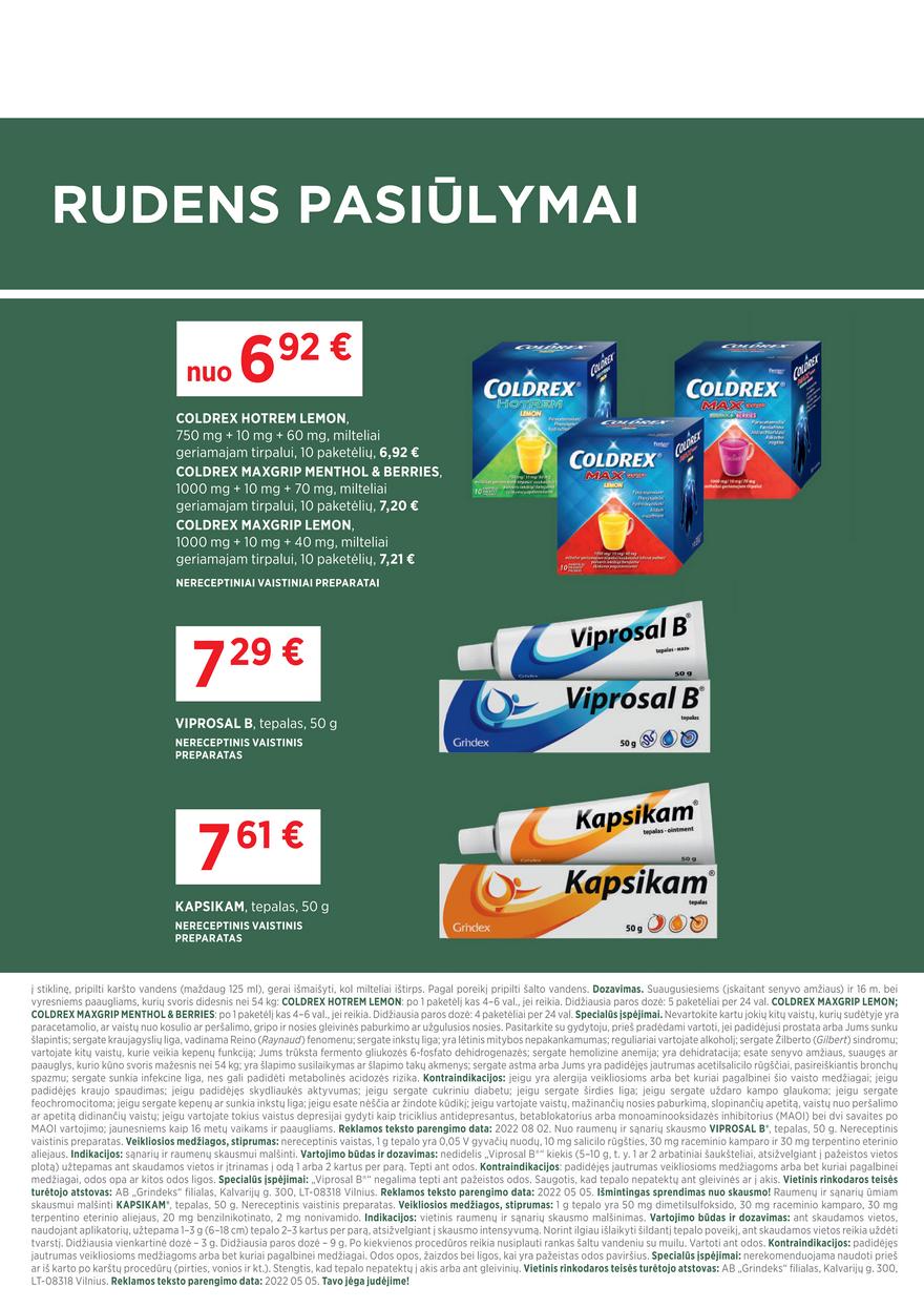 Euro vaistinė leidinys akcijos nuo 
  2022-09-01 iki 
  2022-09-30 | Leidinukas.lt puslapis 7