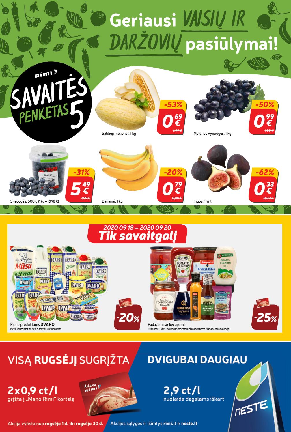 Rimi savaitinis leidinys akcijos nuo 
  2020-09-15 iki 
  2020-09-21 | Leidinukas.lt puslapis 23