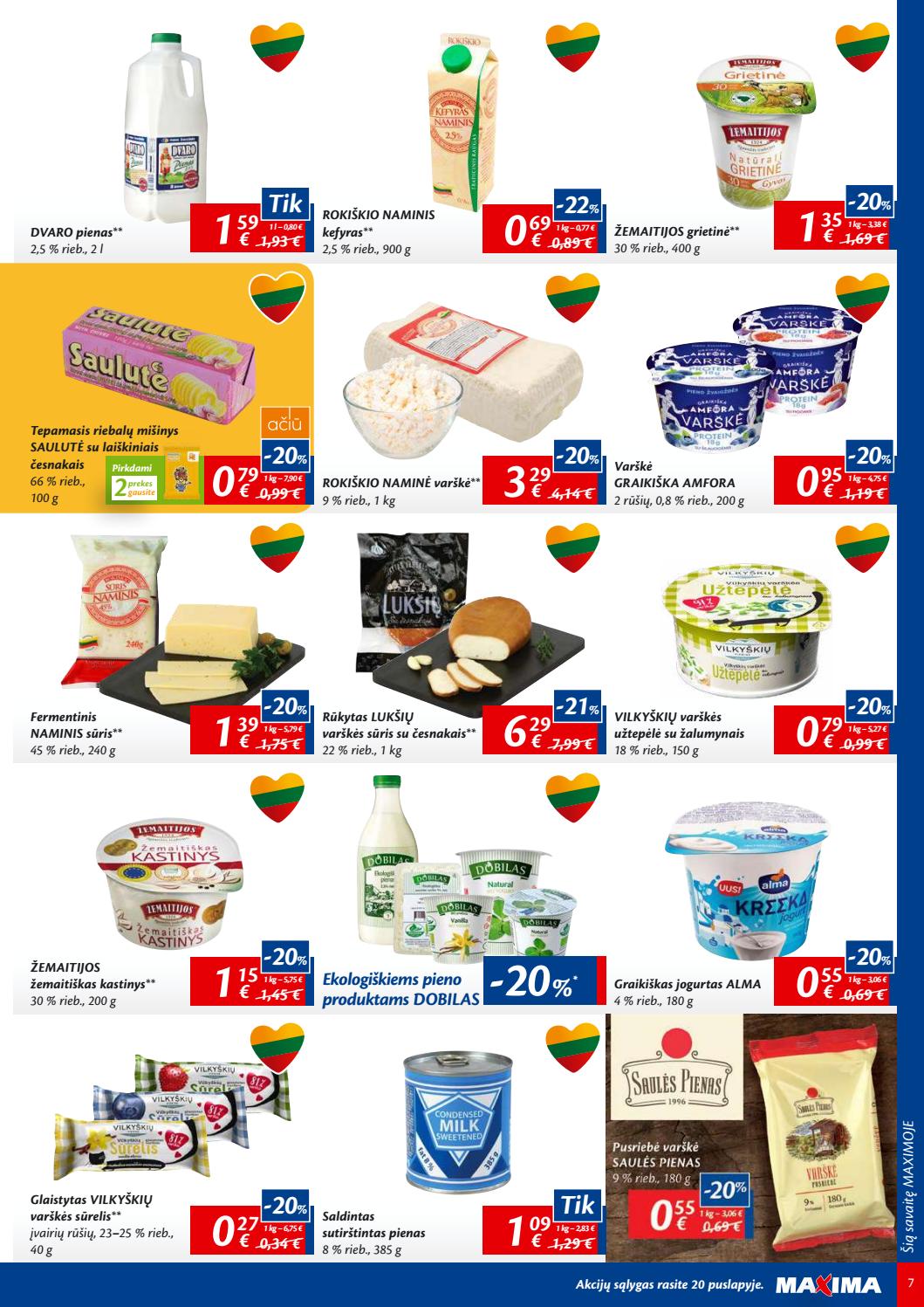 Maxima kaininis leidinys akcijos nuo 
  2019-09-10 iki 
  2019-09-16 | Leidinukas.lt puslapis 7