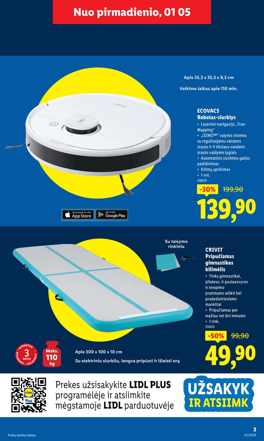 Lidl leidinys akcijos nuo 
  2026-01-05 iki 
  2026-01-11 | Leidinukas.lt puslapis 3