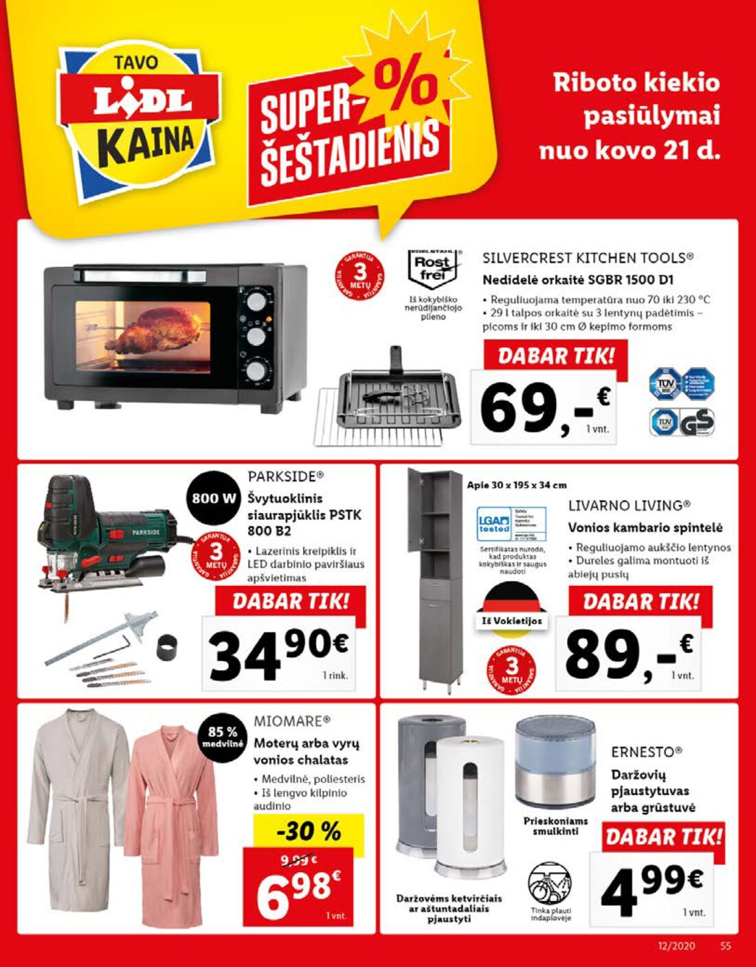 Lidl savaitinis leidinys akcijos nuo 
  2020-03-16 iki 
  2020-03-22 | Leidinukas.lt puslapis 55