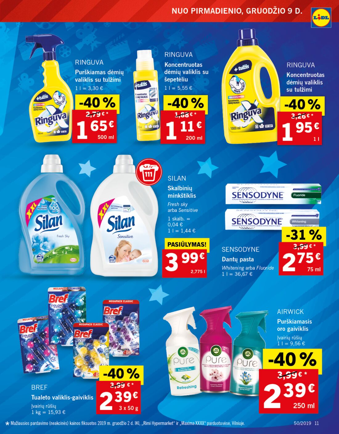 Lidl savaitinis leidinys akcijos nuo 
  2019-12-09 iki 
  2019-12-15 | Leidinukas.lt puslapis 11