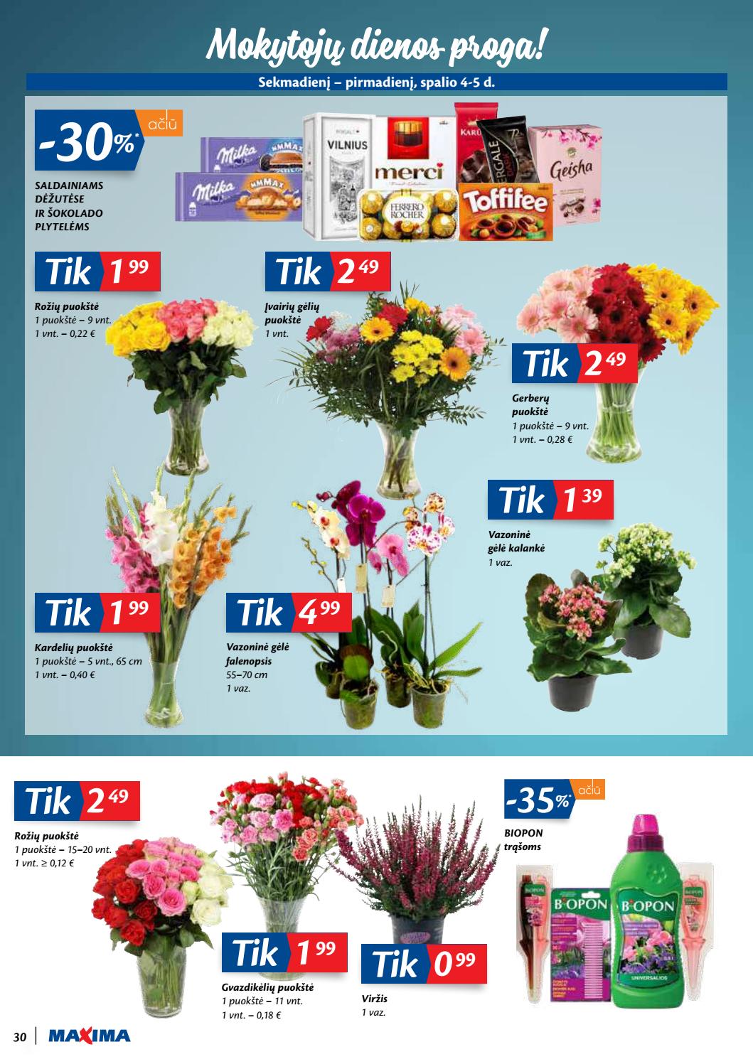 Maxima kaininis leidinys akcijos nuo 
  2020-09-29 iki 
  2020-10-05 | Leidinukas.lt puslapis 30
