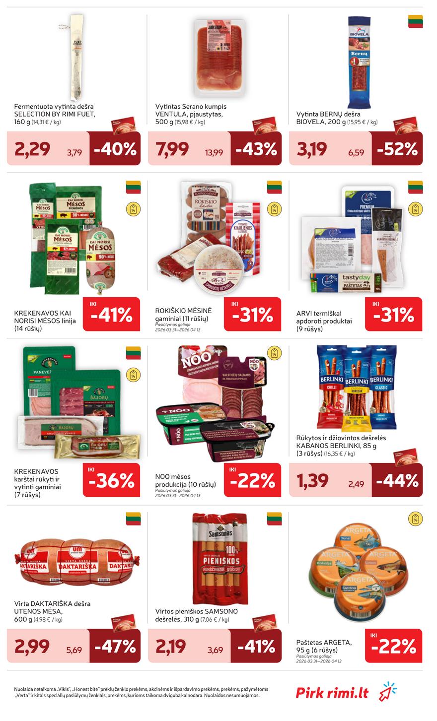 Rimi leidinys akcijos nuo 
  2026-03-31 iki 
  2026-04-06 | Leidinukas.lt puslapis 21