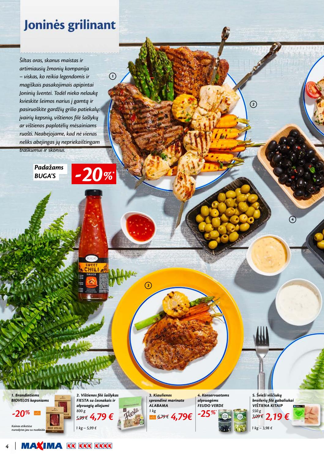 Maxima kaininis leidinys akcijos nuo 
  2019-06-20 iki 
  2019-07-03 | Leidinukas.lt puslapis 4
