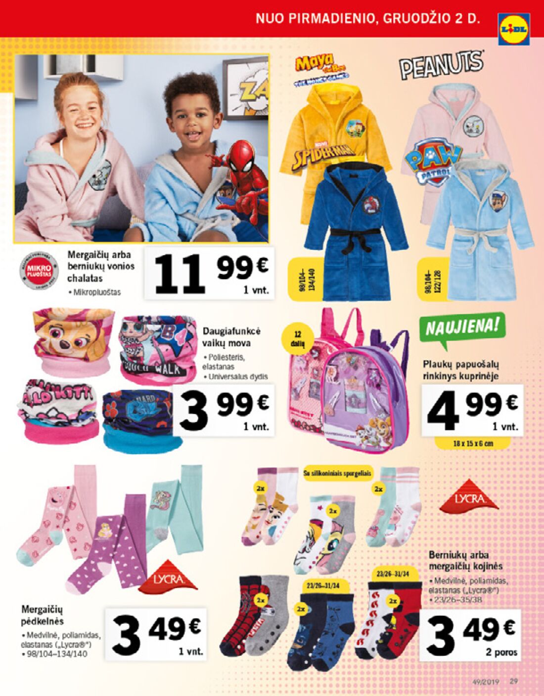 Lidl savaitinis leidinys akcijos nuo 
  2019-12-02 iki 
  2019-12-08 | Leidinukas.lt puslapis 29