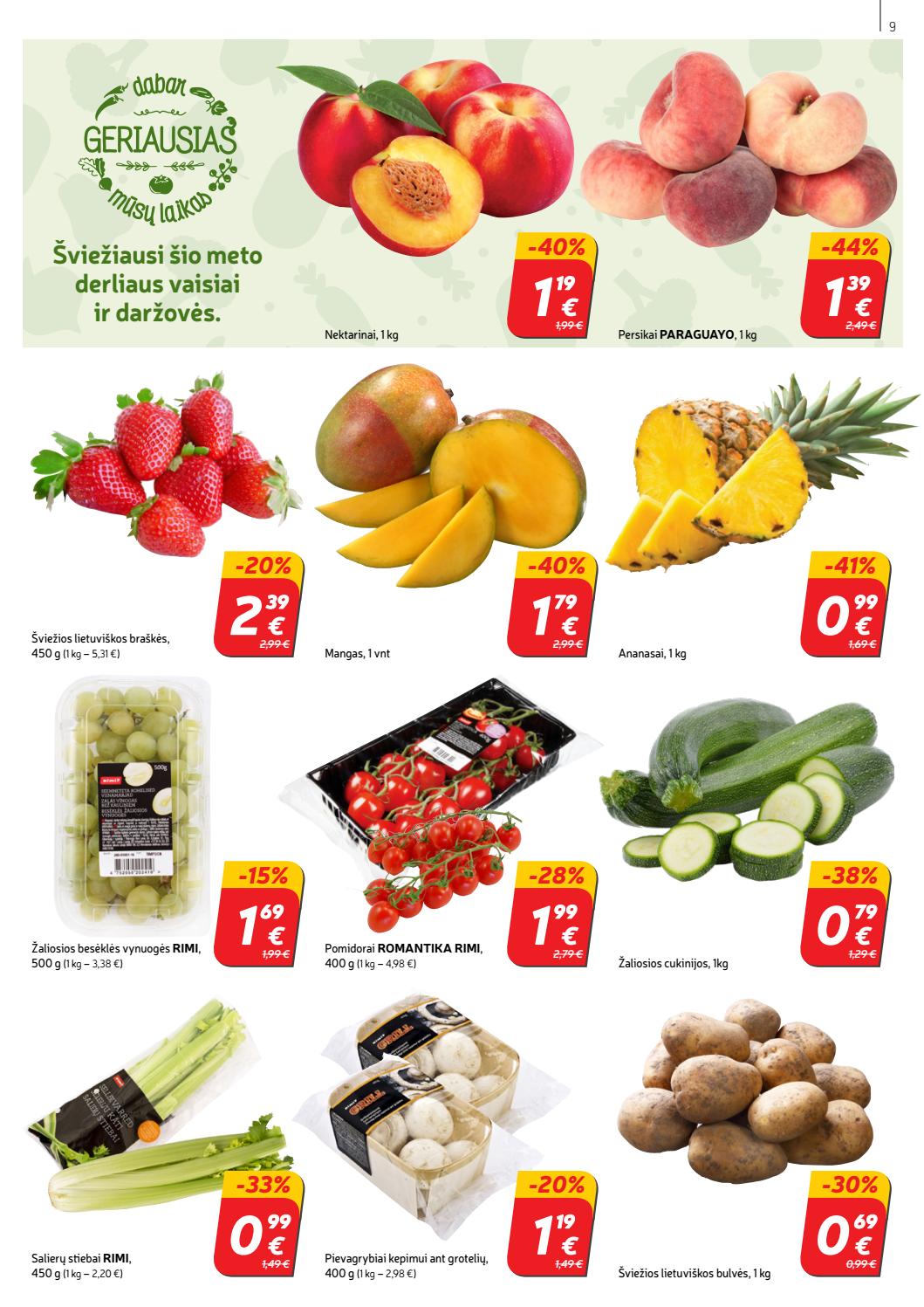 Rimi savaitinis leidinys akcijos nuo 
  2019-07-30 iki 
  2019-08-05 | Leidinukas.lt puslapis 9
