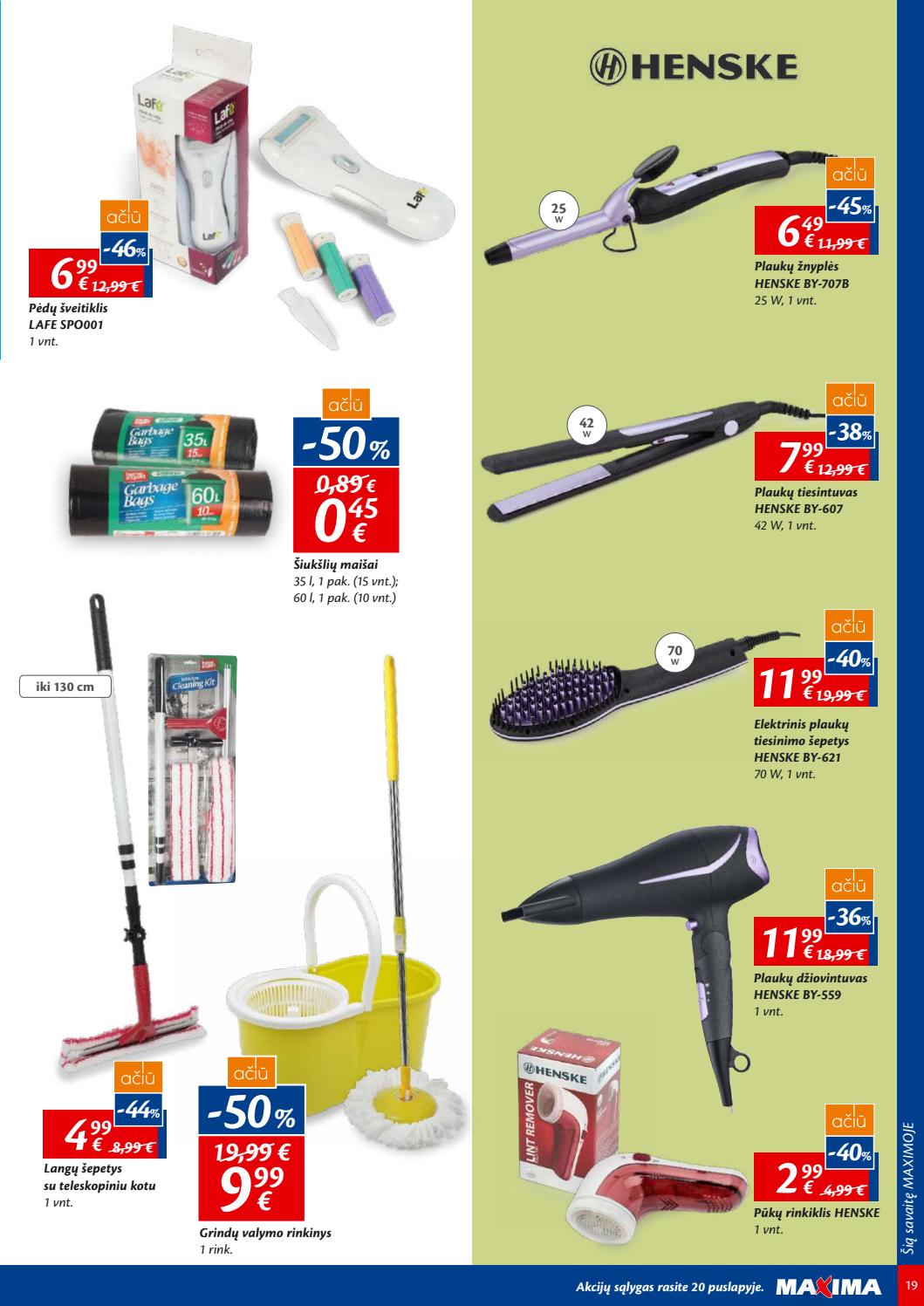 Maxima kaininis leidinys akcijos nuo 
  2019-09-03 iki 
  2019-09-09 | Leidinukas.lt puslapis 19