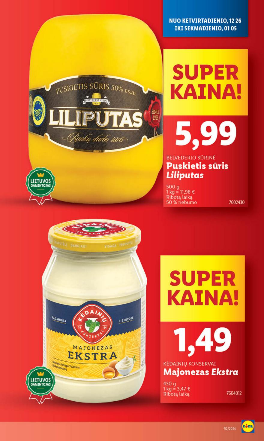 Lidl leidinys akcijos nuo 
  2024-12-26 iki 
  2024-12-31 | Leidinukas.lt puslapis 20