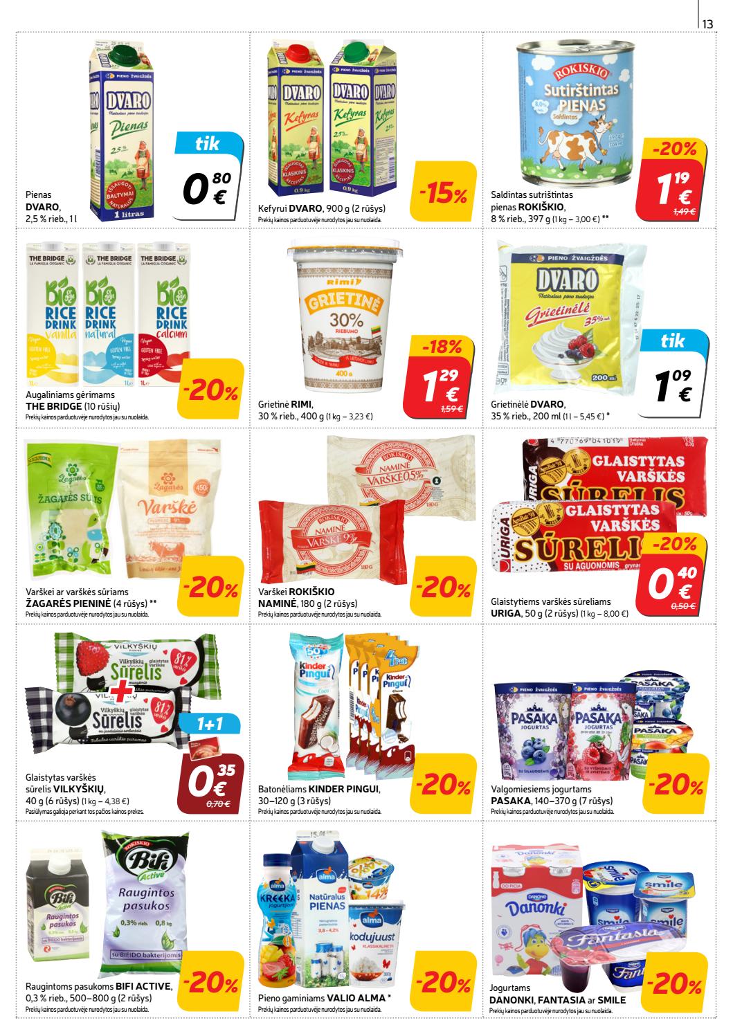 Rimi savaitinis leidinys akcijos nuo 
  2019-06-18 iki 
  2019-06-24 | Leidinukas.lt puslapis 13