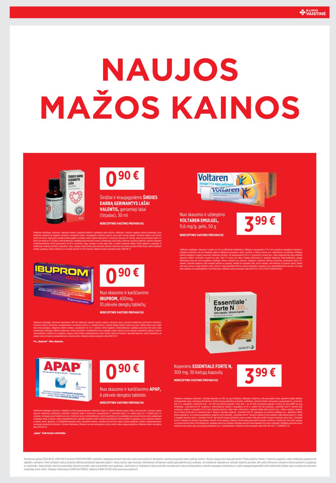 Euro vaistinė leidinys akcijos nuo 
  2020-08-01 iki 
  2020-08-31 | Leidinukas.lt puslapis 3