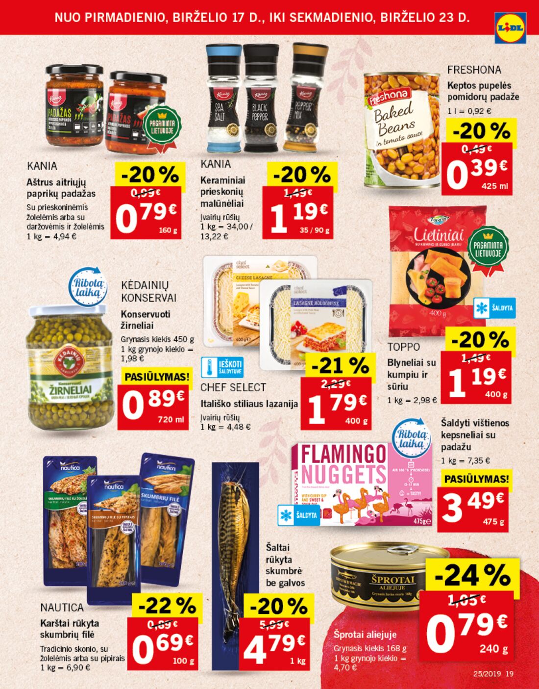Lidl savaitinis leidinys akcijos nuo 
  2019-06-17 iki 
  2019-06-23 | Leidinukas.lt puslapis 19
