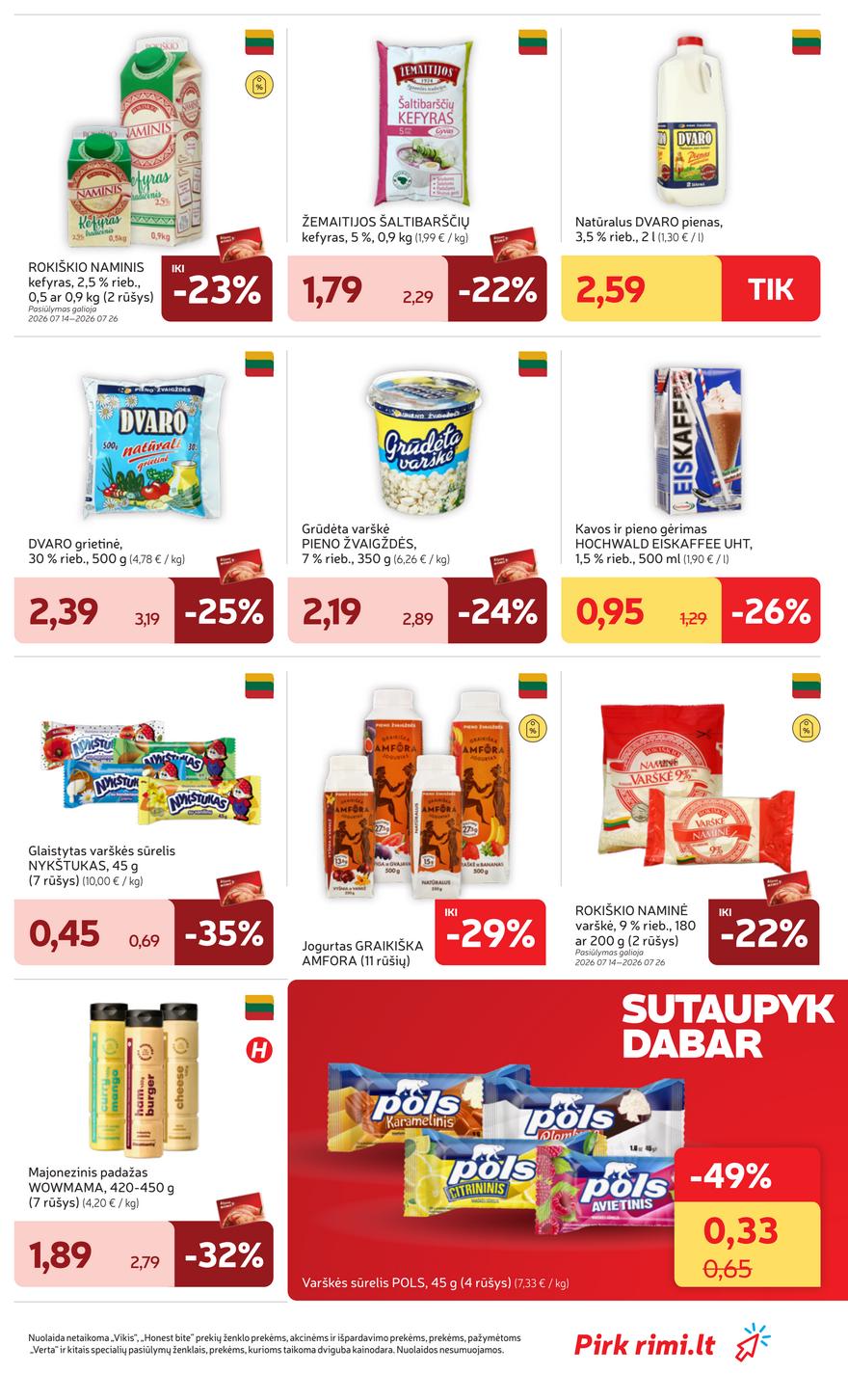 Rimi leidinys akcijos nuo 
  2026-07-14 iki 
  2026-07-20 | Leidinukas.lt puslapis 23