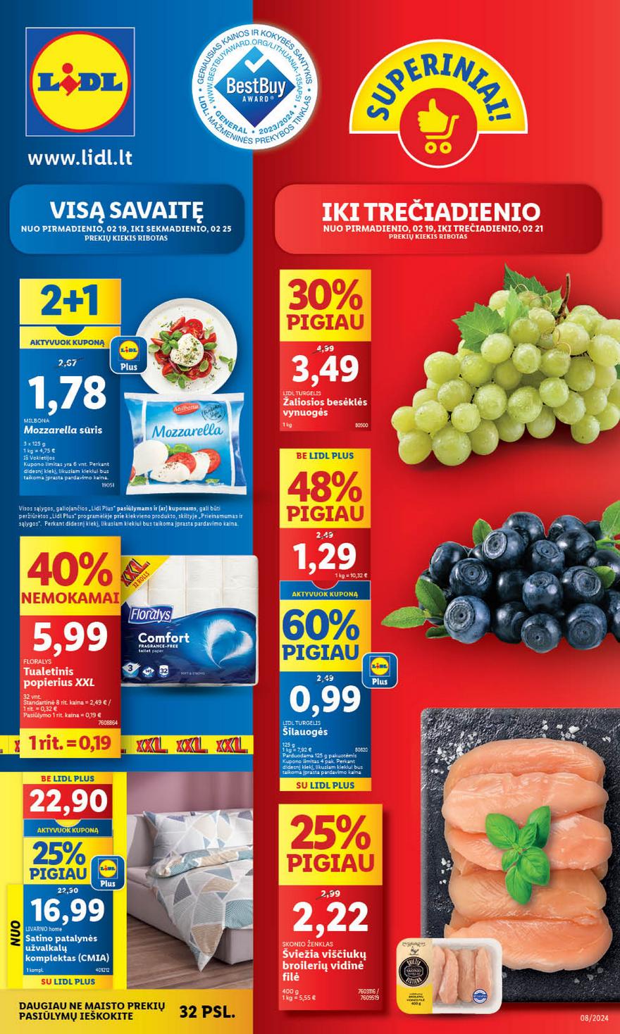 Ldil ne maisto prekių pasiūlymai akcijos nuo 
  2024-02-19 iki 
  2024-02-25 | Leidinukas.lt puslapis 1