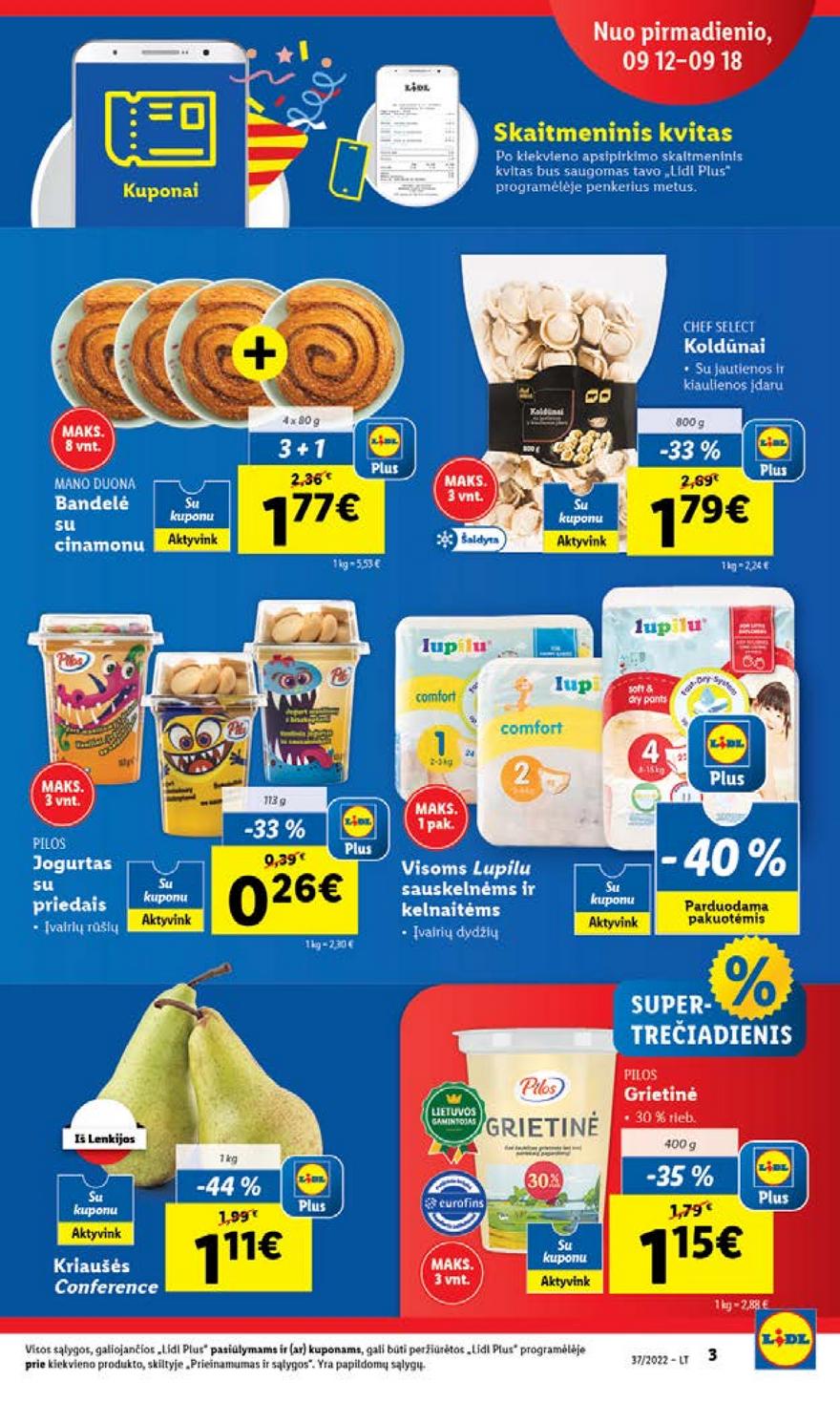 Lidl maisto prekių pasiūlymai akcijos nuo 
  2022-09-12 iki 
  2022-09-18 | Leidinukas.lt puslapis 3
