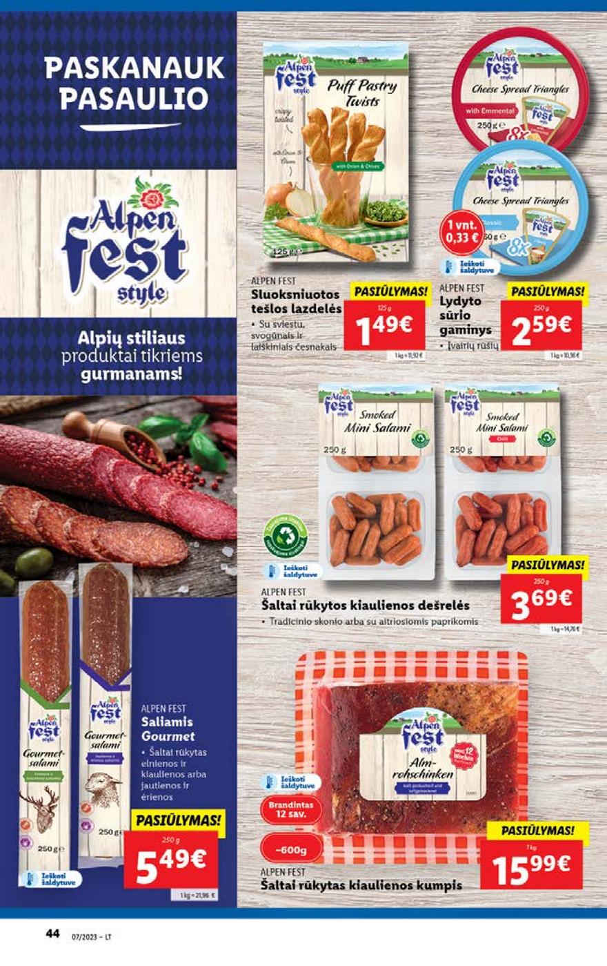 Lidl pasiūlymai akcijos nuo 
  2023-02-13 iki 
  2023-02-19 | Leidinukas.lt puslapis 44