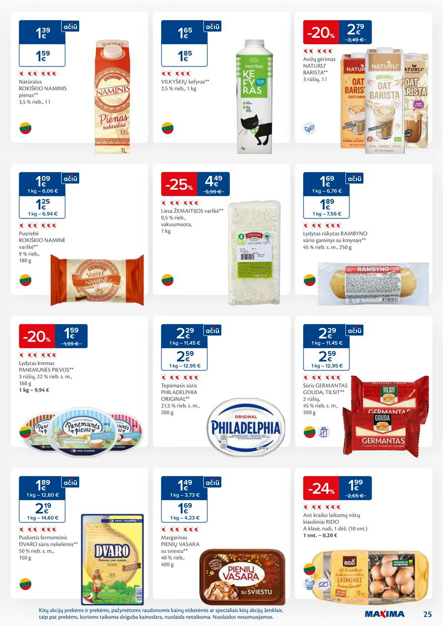 Maxima savaitinis leidinys 45 akcijos nuo
2024-11-05 iki
2024-11-11 | Leidinukas.lt puslapis 25