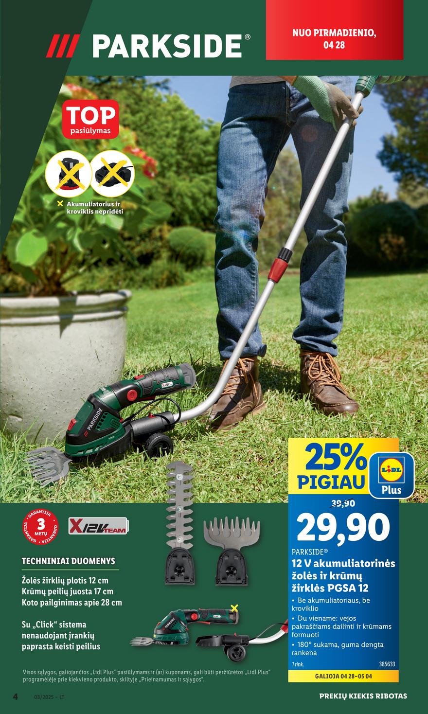 Lidl leidinys akcijos nuo 
  2025-04-28 iki 
  2025-05-04 | Leidinukas.lt puslapis 4