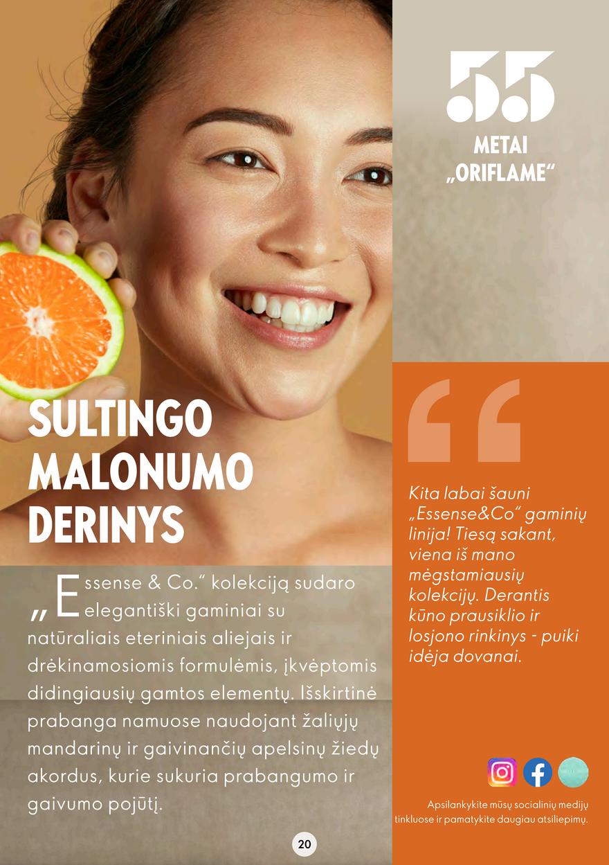Oriflame katalogas akcijos nuo 
  2022-08-24 iki 
  2022-09-13 | Leidinukas.lt puslapis 20