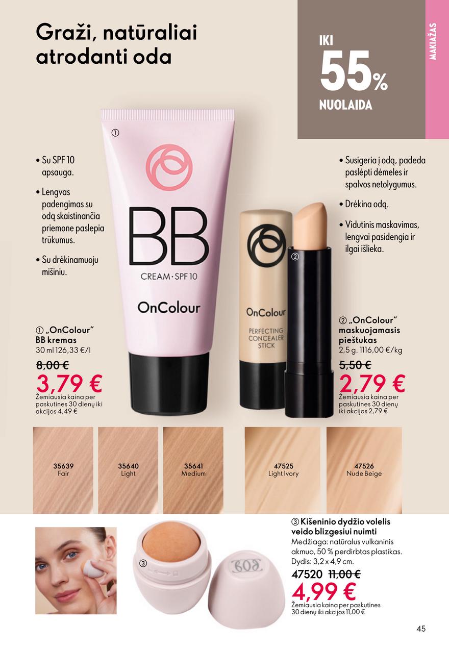 Oriflame katalogas akcijos nuo 
  2025-10-29 iki 
  2025-11-18 | Leidinukas.lt puslapis 45