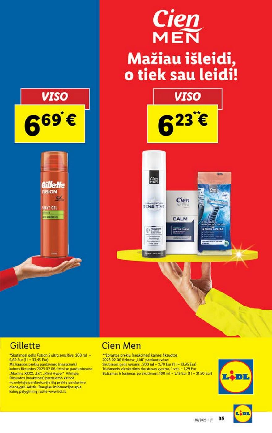 Lidl pasiūlymai akcijos nuo 
  2023-02-13 iki 
  2023-02-19 | Leidinukas.lt puslapis 35