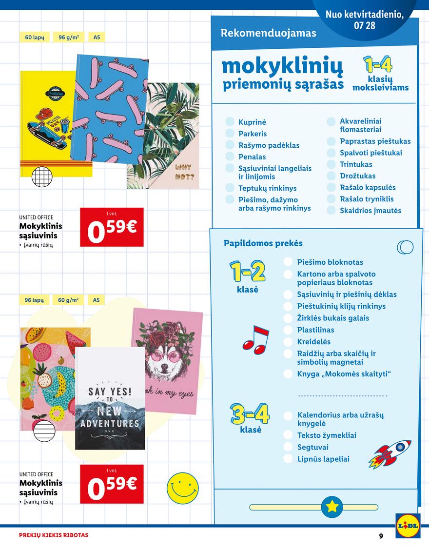 Lidl pasiūlymai akcijos nuo 
  2022-07-28 iki 
  2022-08-31 | Leidinukas.lt puslapis 9
