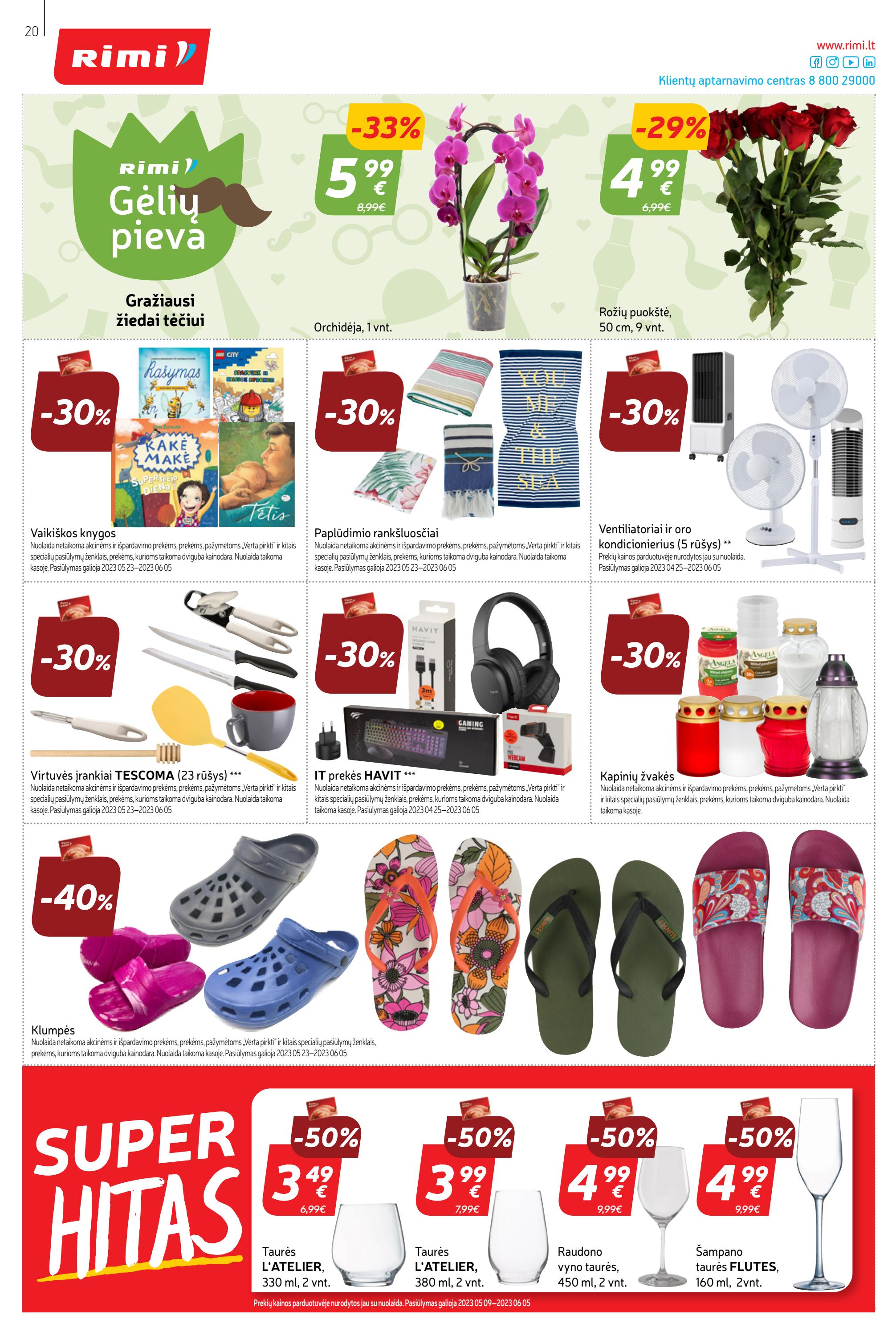 Rimi savaitinis leidinys akcijos nuo 
  2023-05-30 iki 
  2023-06-05 | Leidinukas.lt puslapis 20