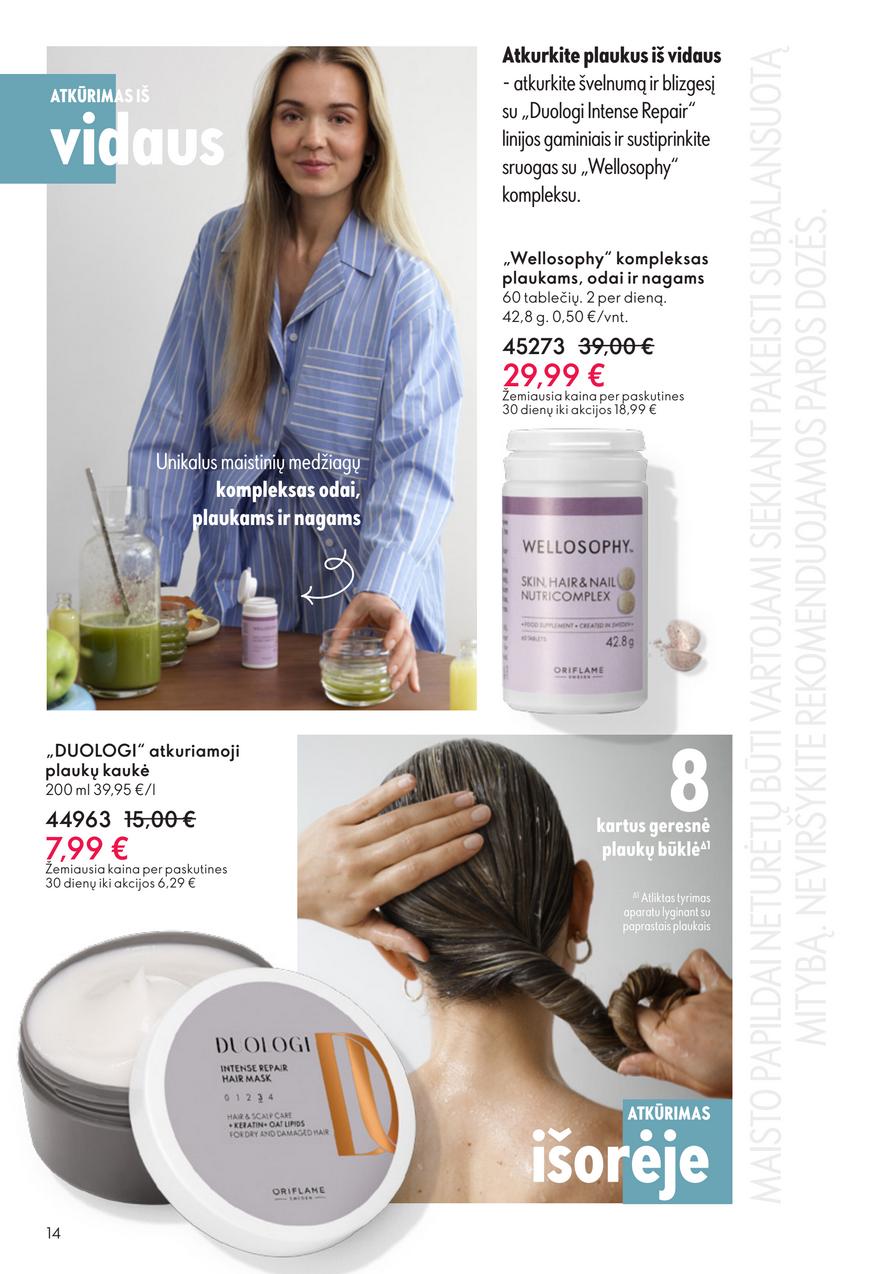 Oriflame katalogas akcijos nuo 
  2025-12-31 iki 
  2026-01-27 | Leidinukas.lt puslapis 14