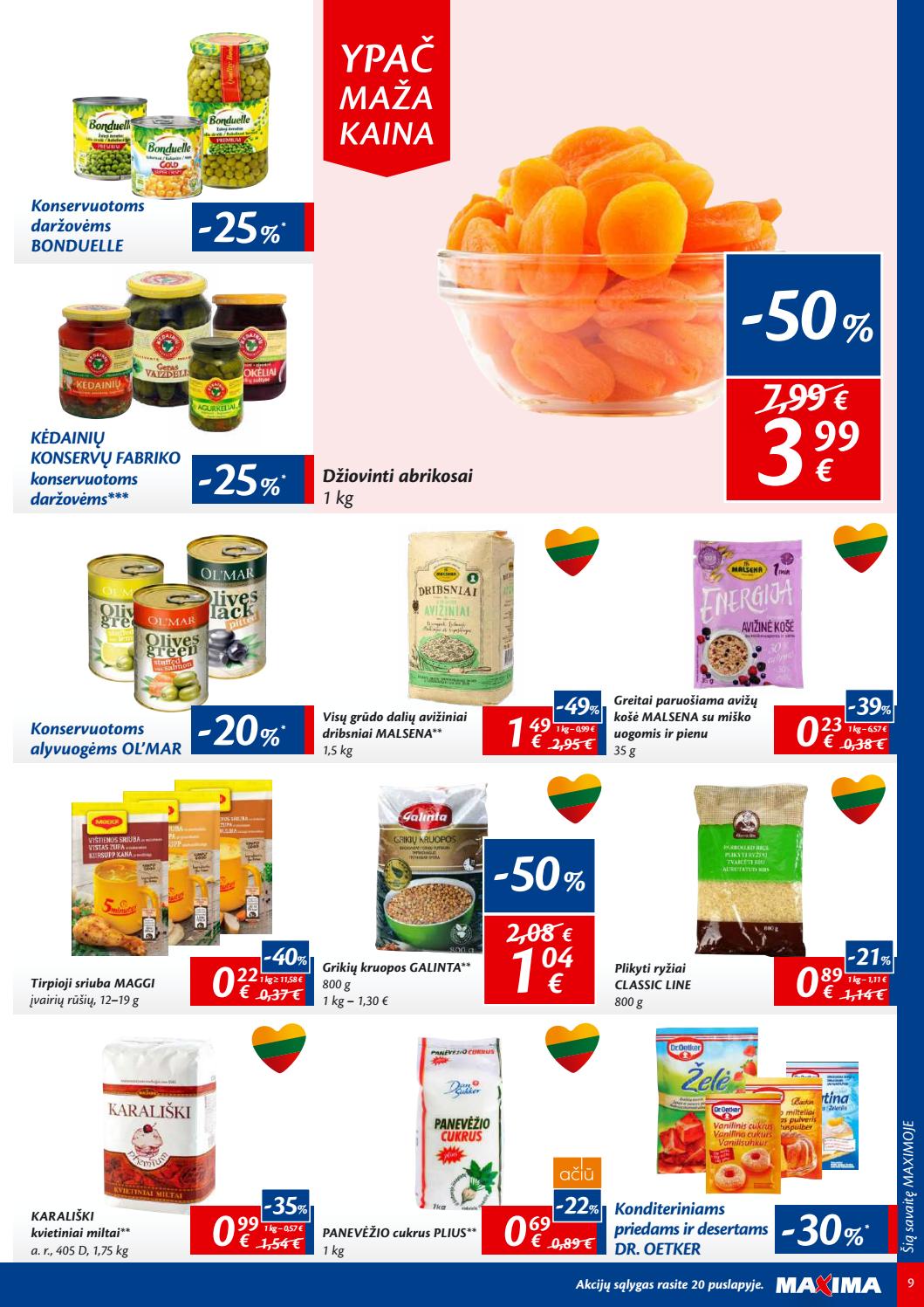 Maxima kaininis leidinys akcijos nuo 
  2019-09-03 iki 
  2019-09-09 | Leidinukas.lt puslapis 9