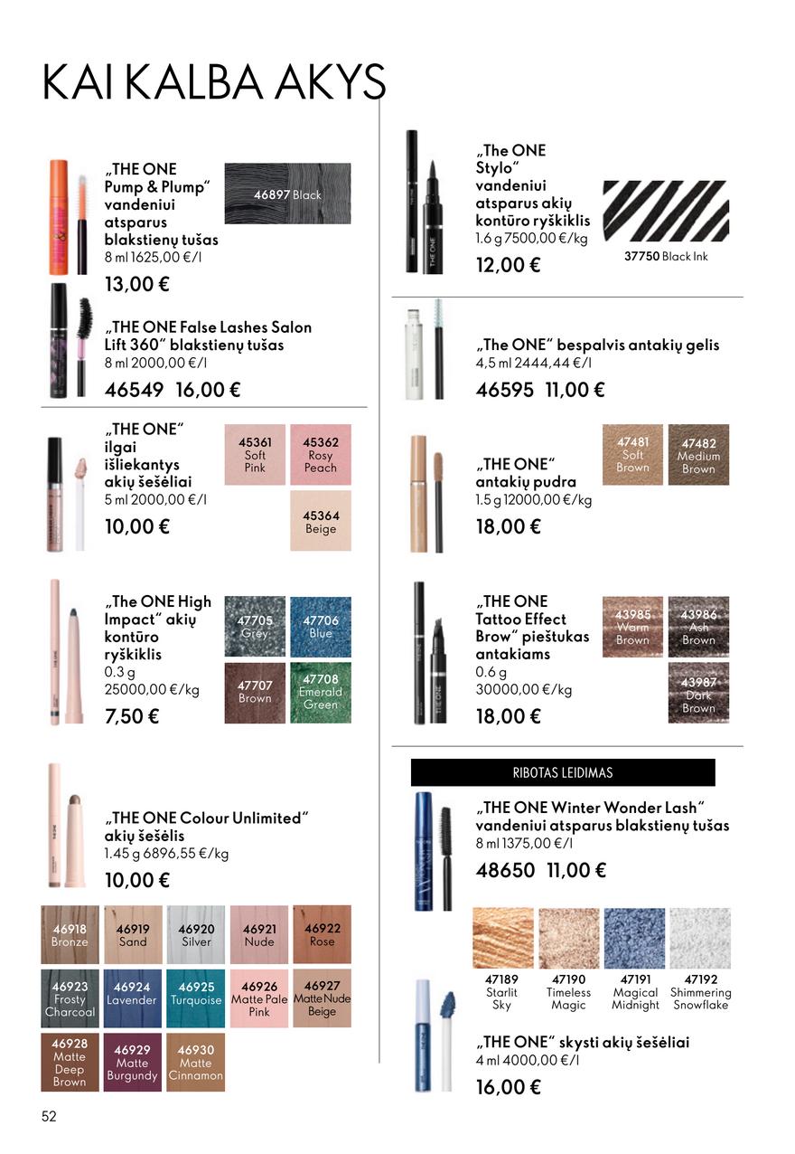 Oriflame katalogas akcijos nuo 
  2026-02-18 iki 
  2026-03-10 | Leidinukas.lt puslapis 52