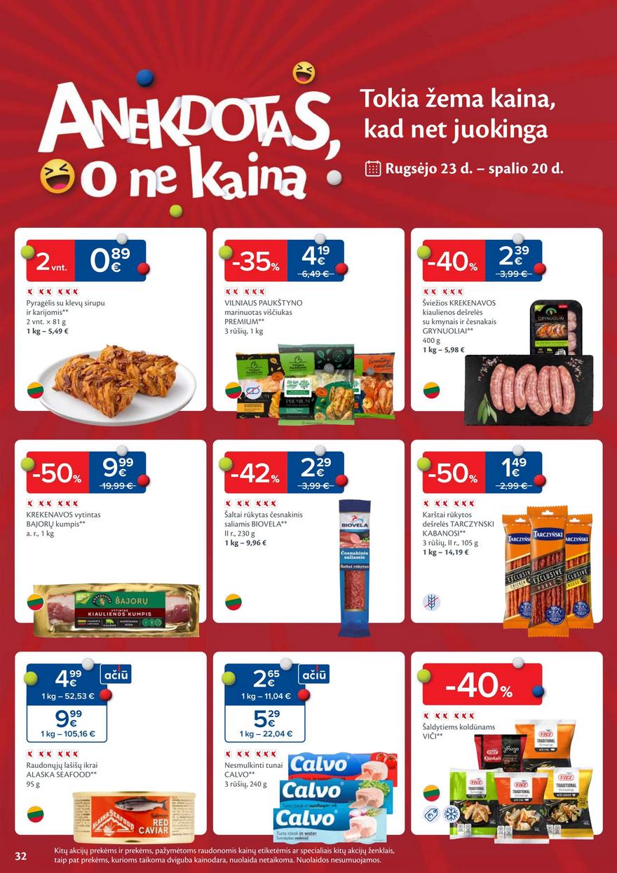 Maxima leidinukas akcijos nuo 
  2025-09-23 iki 
  2025-09-29 | Leidinukas.lt puslapis 32