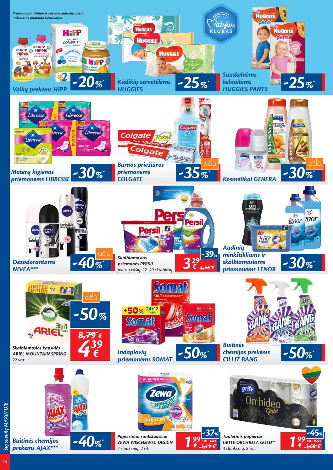 Maxima kaininis leidinys akcijos nuo 
  2019-06-04 iki 
  2019-06-10 | Leidinukas.lt puslapis 14