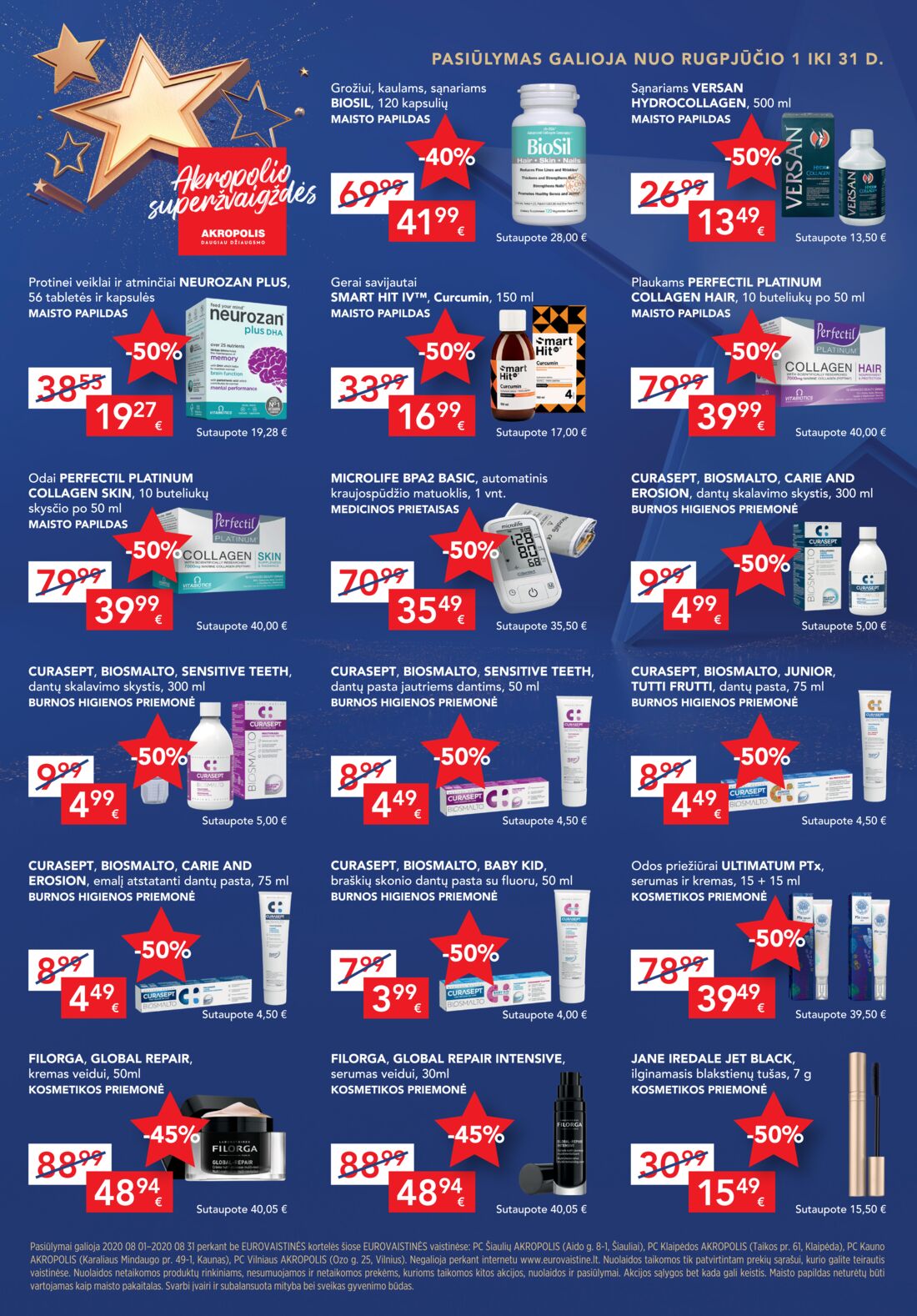 Euro vaistinė leidinys akcijos nuo 
  2020-08-01 iki 
  2020-08-31 | Leidinukas.lt puslapis 5