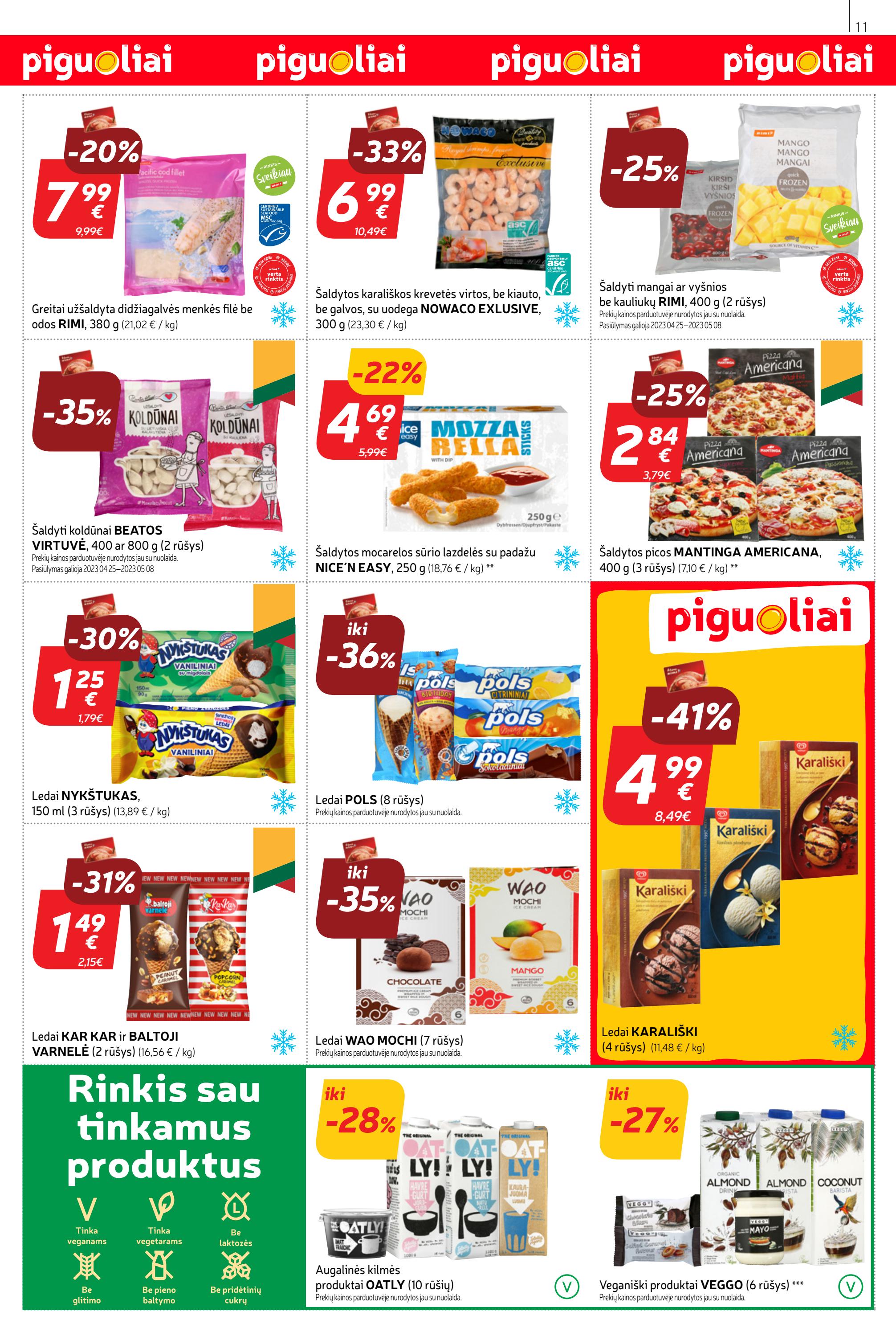 Rimi savaitinis leidinys akcijos nuo 
  2023-04-25 iki 
  2023-05-01 | Leidinukas.lt puslapis 11