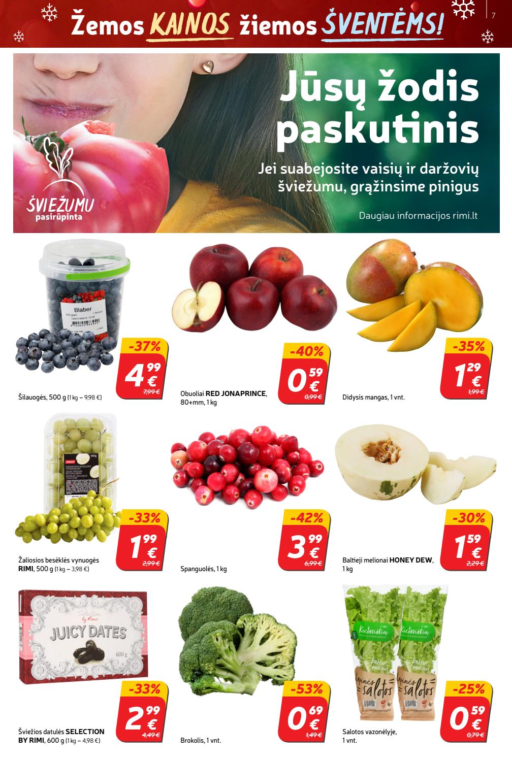 Rimi savaitinis leidinys akcijos nuo 
  2020-12-21 iki 
  2020-12-27 | Leidinukas.lt puslapis 7