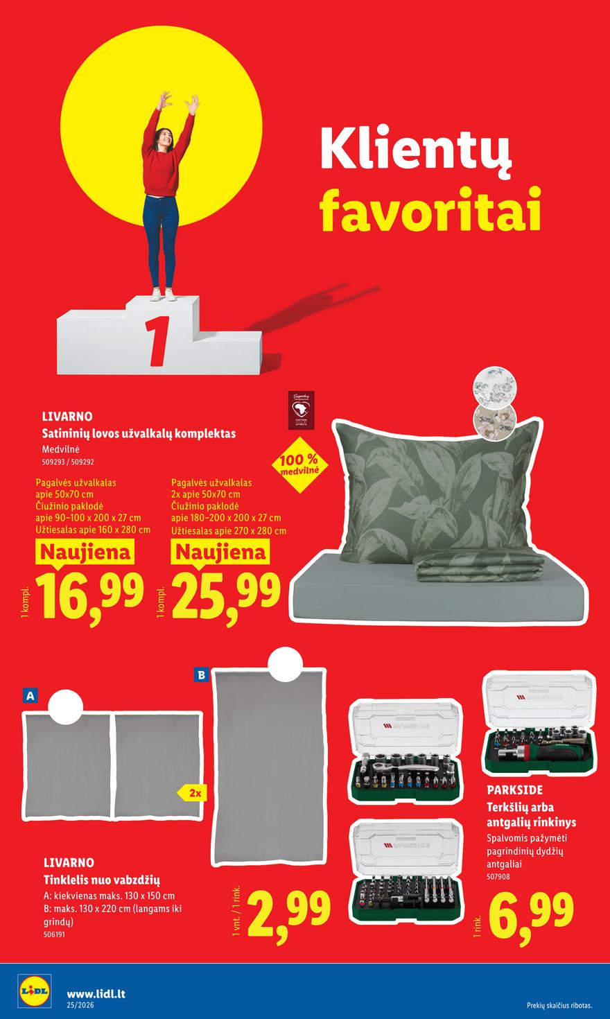 Lidl leidinys akcijos nuo 
  2026-06-15 iki 
  2026-06-21 | Leidinukas.lt puslapis 14