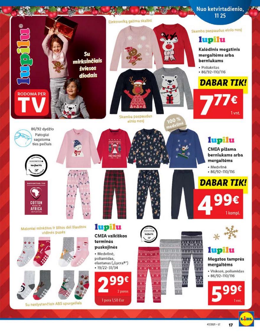 Lidl maisto prekių pasiūlymai akcijos nuo 
  2021-11-22 iki 
  2021-11-28 | Leidinukas.lt puslapis 17