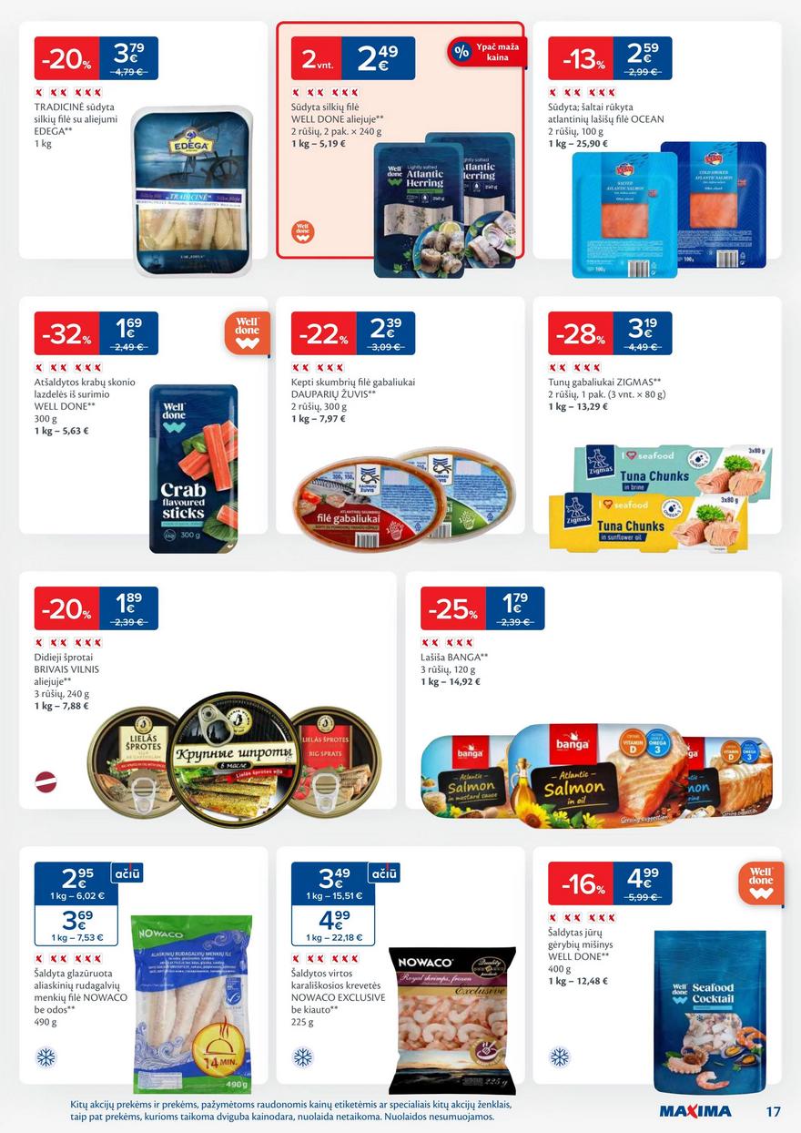 Maxima leidinys 41 akcijos nuo
2024-10-08 iki
2024-10-14 | Leidinukas.lt puslapis 17