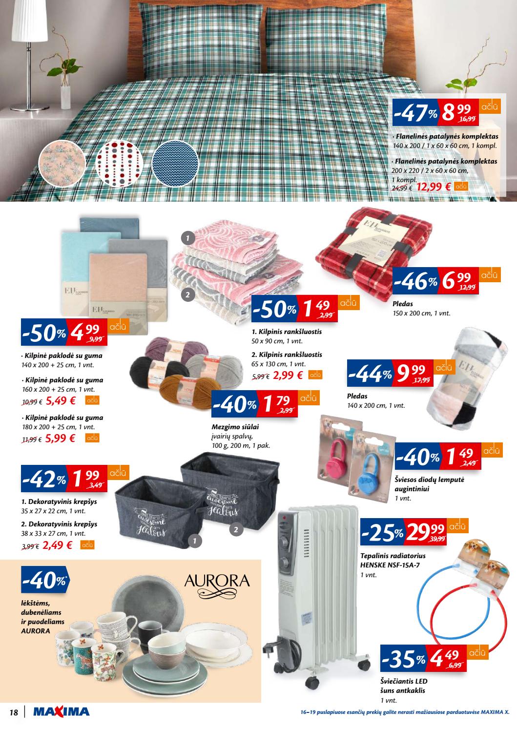 Maxima kaininis leidinys akcijos nuo 
  2019-11-05 iki 
  2019-11-11 | Leidinukas.lt puslapis 18
