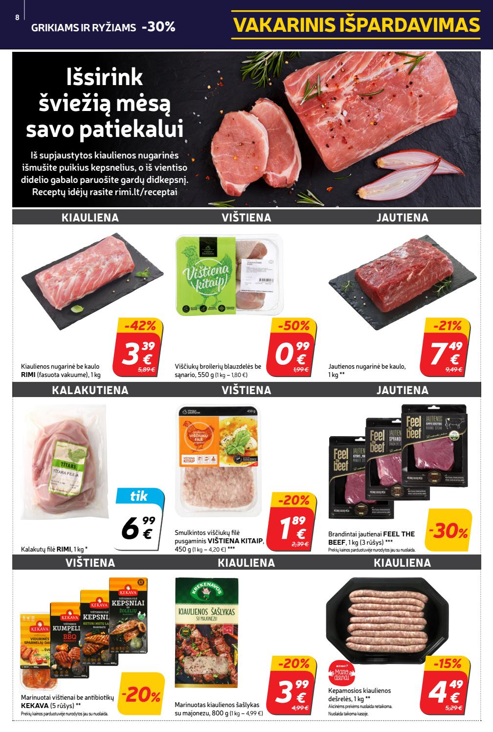 Rimi savaitinis leidinys akcijos nuo 
  2020-06-30 iki 
  2020-07-06 | Leidinukas.lt puslapis 8