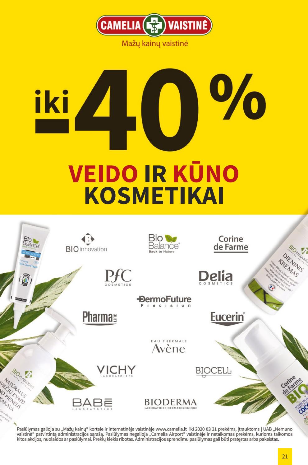 Camelia leidinys akcijos nuo 
  2020-03-01 iki 
  2020-03-31 | Leidinukas.lt puslapis 21