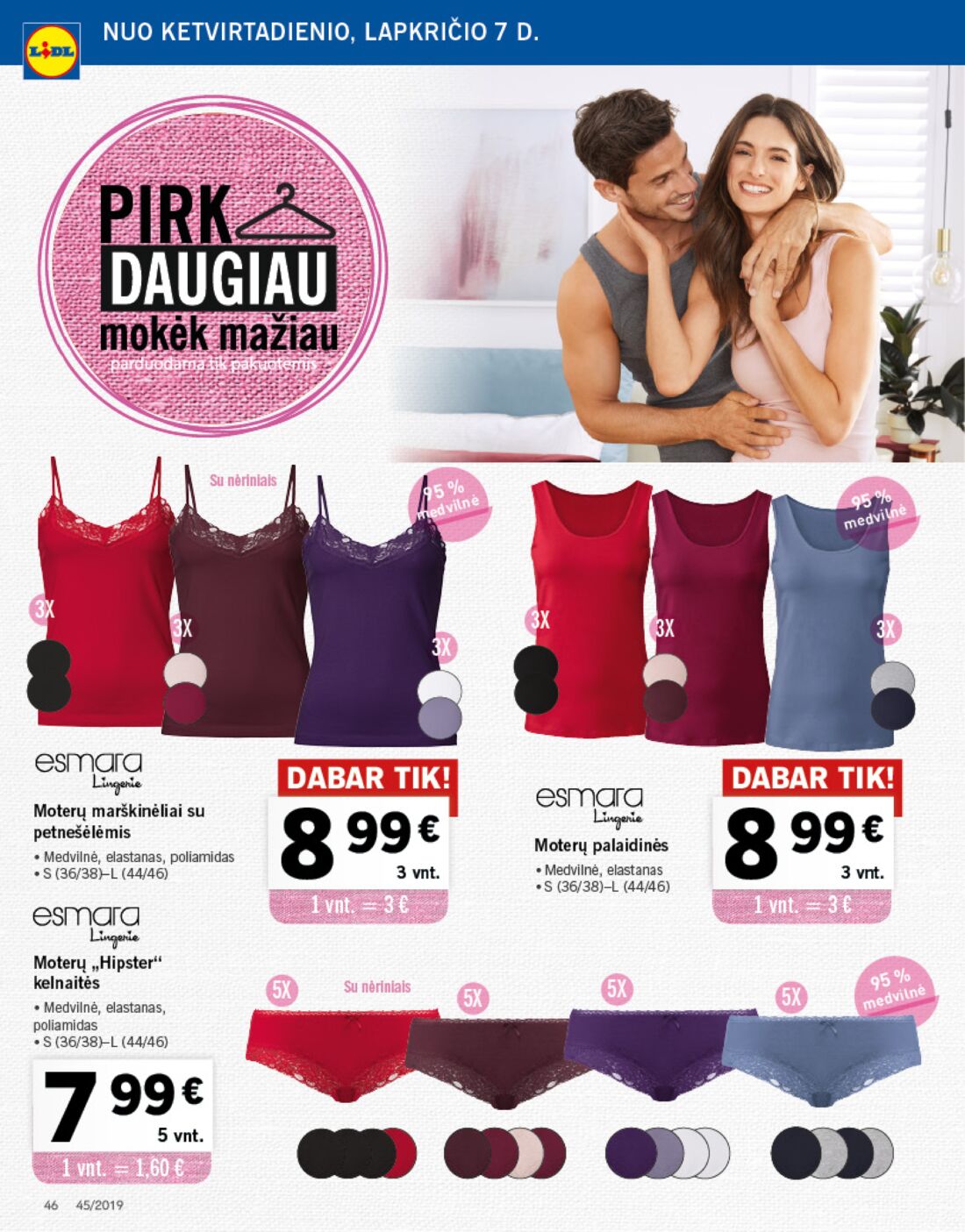 Lidl savaitinis leidinys akcijos nuo 
  2019-11-04 iki 
  2019-11-10 | Leidinukas.lt puslapis 46