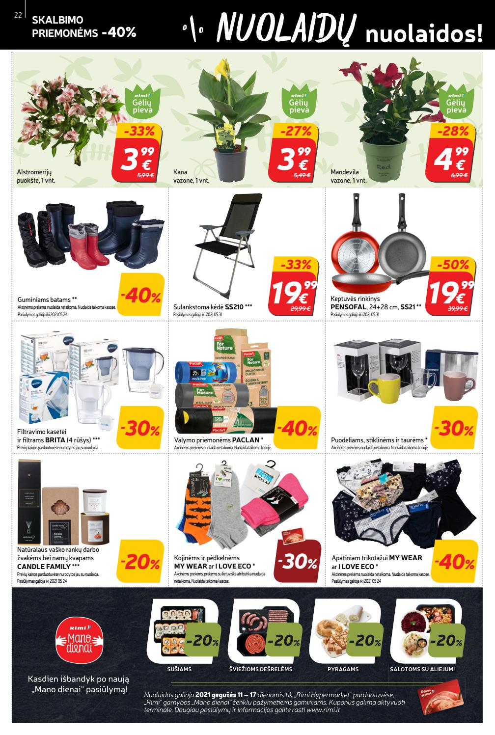 Rimi savaitinis leidinys akcijos nuo 
  2021-05-11 iki 
  2021-05-17 | Leidinukas.lt puslapis 22
