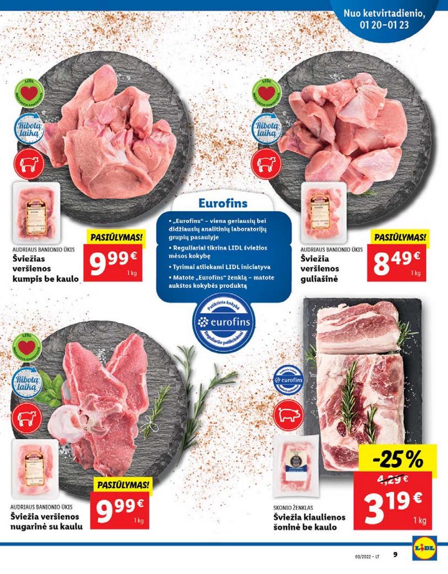 Lidl maisto prekių pasiūlymai akcijos nuo 
  2022-01-17 iki 
  2022-01-23 | Leidinukas.lt puslapis 9