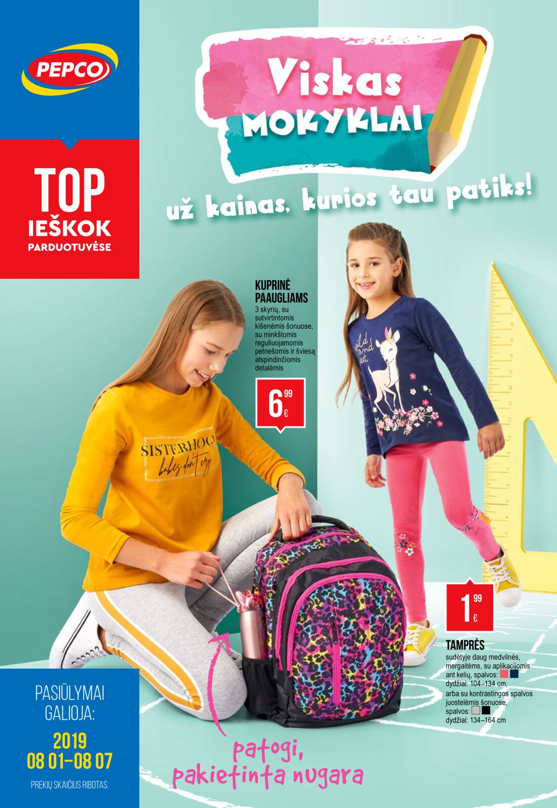 Pepco leidinys akcijos nuo 
  2019-08-01 iki 
  2019-08-07 | Leidinukas.lt puslapis 1